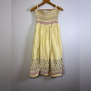 Earthbound Trading Co Strapless Boho Midi Dress‎ Women's Size Medium